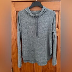 Athleta Hooded LS Top size M